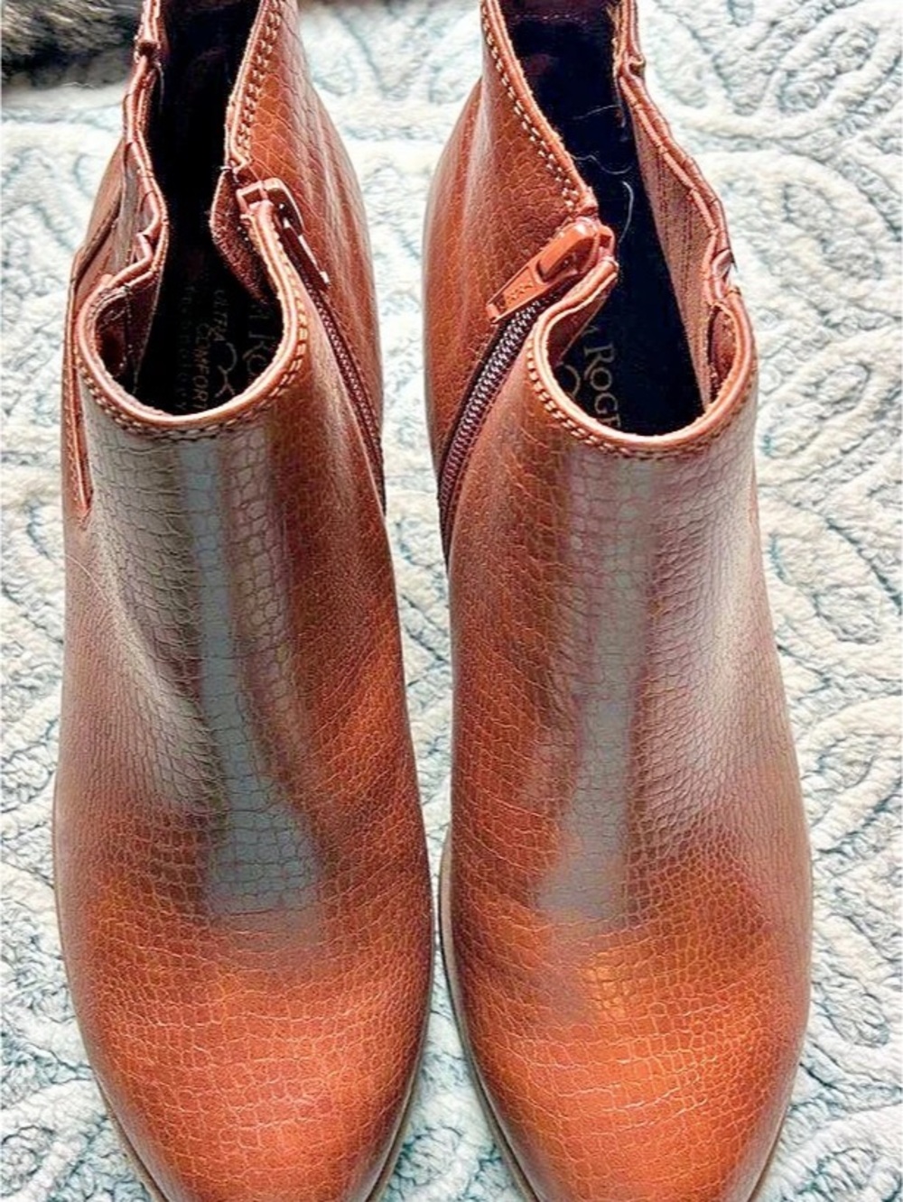 Kim Rogers Ankle Boots Brown US 9 M Like New